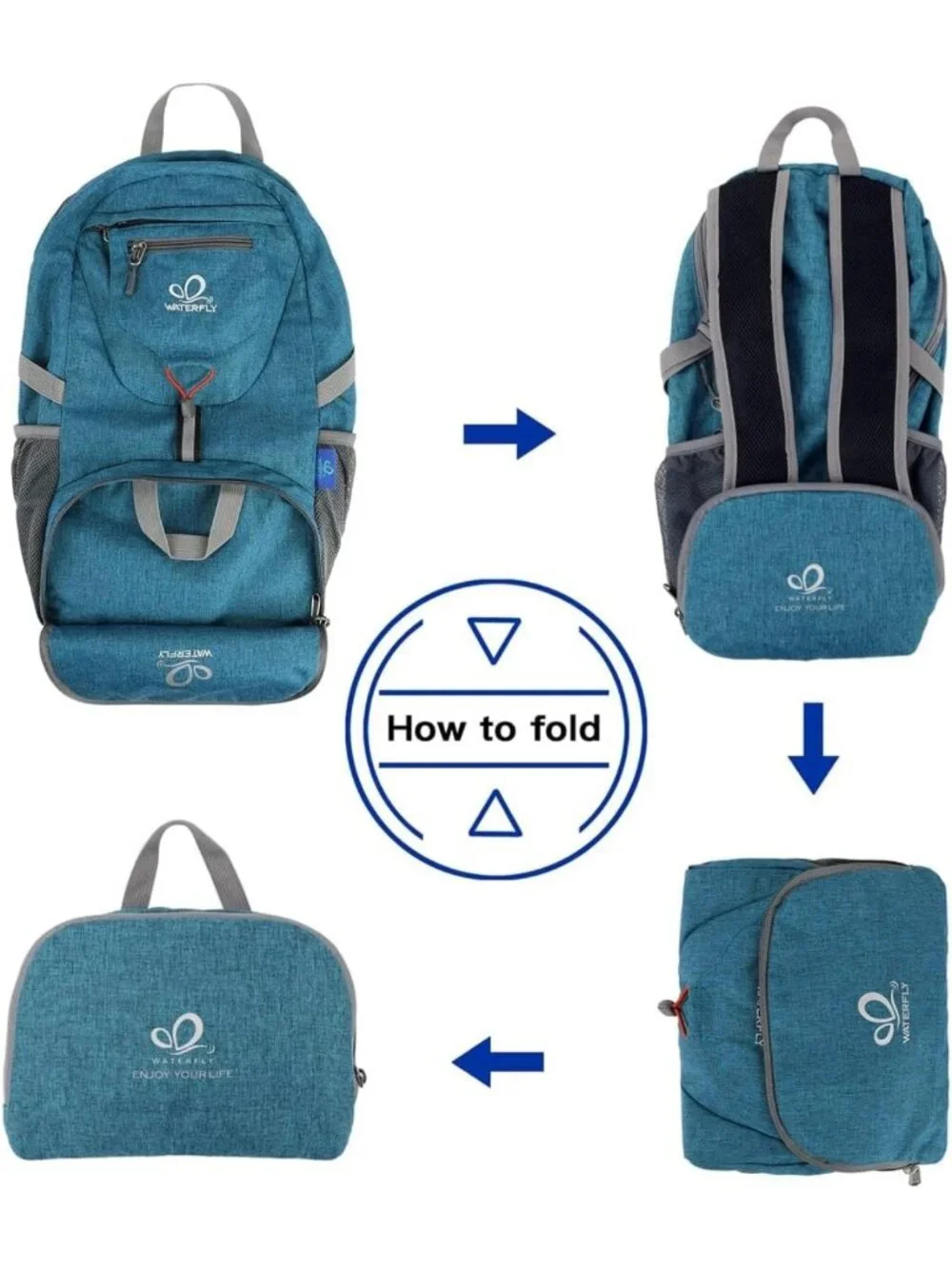 Lightweight Packable 20L Hiking Daypack for Men & Women - Small Travel Backpack